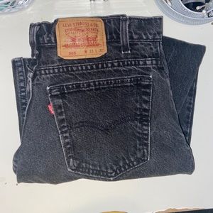 Black denim Levi’s